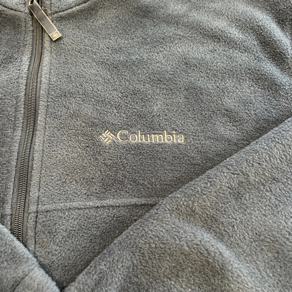 Columbia Fleece Jacket Men's XLarge Blue‎ Full Zip Long Sleeve Ready to Wear